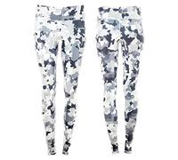 WINSHAPE Mallas funcionales para Mujer AEL102, Estampadas, Estilo Delgado, Fitness, Freizeit, Deporte, Yoga, Entrenamiento, Camuflaje