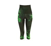 Winshape Pantalón deportivo 'HWL202' verde claro / verde oscuro / blanco Mujer Winshape XXL verde claro / verde oscuro / blanco
