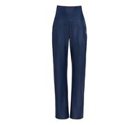 Winshape Pantalones de Pierna Ancha para Mujer Functional Comfort CUL105C High Waist en impresión Vaquera, Estilo Winshape Soft Style, Fitness Ocio Dance