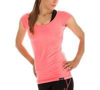 Winshape Camiseta de Manga Corta WTR4, para Mujer, para Hacer Ejercicio, Mujer, Color Coral neón, tamaño Extra-Small