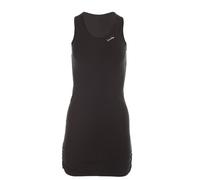 Winshape WTE9 - Fitness Tiempo Libre wtr15 con Lateral Fruncido Slim Style Longtop, Negro, XS