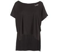 WINSHAPE Ultra Leichtes Modal-Shirt Mct010 Camiseta, Mujer, Negro, Extra-Small