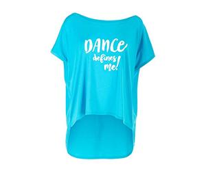 WINSHAPE Ultra Leichtes Modal-Shirt Mct017 Defines Dance Style Camiseta, Mujer, Azul Claro, Extra-Large