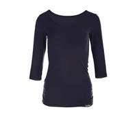 Winshape WS4 - Camiseta para Mujer con Mangas de 3/4 Yoga, Pilates, Mujer, Color Azul Noche (Night Blue), tamaño Large