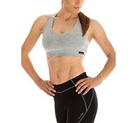 Winshape WTE8 - Pantalones de Fitness de Animales de Bus Sujetador Deportivo, Mujer, Fitness Freizeit Sport BH Bustier, Gris, Extra-Large