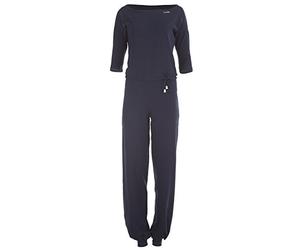 WINSHAPE WTE9 - 3/4 de Brazo de Jumpsuit wjs2, Fitness Tiempo Libre Deporte Yoga Pilates Jumpsuit, Todo el año, Mujer, Color Night-Blue, tamaño Extra-Large