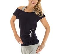 WINSHAPE WTR12 - Camiseta para Baile y Fitness, para Mujer, Todo el año, Mujer, Color Azul Noche (Night Blue), tamaño Extra-Small