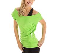 WINSHAPE WTR12 - Camiseta para Baile y Fitness, para Mujer, Todo el año, Mujer, Color Verde Manzana, tamaño Small