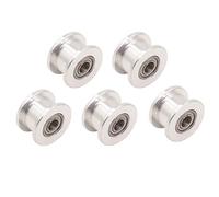 WINSINN 2GT GT2 - Polea de aluminio con correa de horno, 16 20 dientes, 3 mm, 4 mm, 5 mm, 8 mm, para impresora 3D, 6 mm, 10 mm de ancho, 5 unidades
