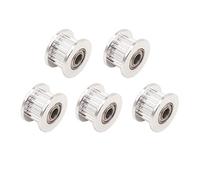 WINSINN 2GT GT2 - Polea de aluminio con correa de horno, 16 20 dientes, 3 mm, 4 mm, 5 mm, 8 mm, para impresora 3D, 6 mm, 10 mm de ancho, 5 unidades