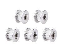WINSINN 2GT GT2 - Polea de aluminio con correa de sincronización para impresora 3D, 16 20 dientes, 3 mm, 5 mm, para impresora 3D, 6 mm, 10 mm de ancho, 5 unidades