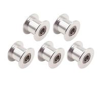 WINSINN 2GT GT2 - Polea de aluminio con correa de sincronización para impresora 3D, 16 20 dientes, 3 mm, 5 mm, para impresora 3D, 6 mm, 10 mm de ancho, 5 unidades