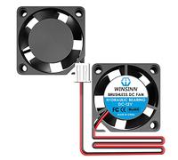 WINSINN Mini ventilador de 20 mm, 12 V, rodamiento hidráulico, sin escobillas, 20 x 10 mm, alta velocidad (paquete de 2 unidades)