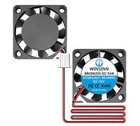 WINSINN Mini ventilador de 20 mm, 12 V, rodamiento hidráulico, sin escobillas, 20 x 6,3 mm, alta velocidad (paquete de 2 unidades)