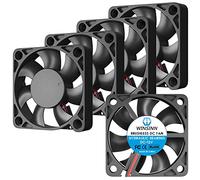 WINSINN Ventilador 50mm 12V - Rodamiento Hidráulico 6000 RPM 5010 Refrigeración para Impresoras 3D/Cajas PC/Electrodomésticos, Cable 30cm XH2.54-2PIN, Sin Escobillas (5 Piezas)