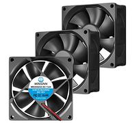 WINSINN Ventilador CC de 60 mm, 12 V, 6025, rodamiento de manga sin escobillas, refrigeración 60 mm x 25 mm, 2 pines (paquete de 3 unidades)