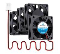 WINSINN Ventilador CC de 60 mm, 24 V, 6020, rodamiento de bolas dual, refrigeración sin escobillas, 60 x 20 mm, 2 pines (paquete de 4 unidades)
