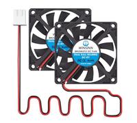 WINSINN Ventilador CC de 70 mm 5 V 7010 con rodamiento de bolas dual, refrigeración sin escobillas, 70 x 10 mm, 2 pines (paquete de 2 unidades)