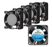 WINSINN Ventilador de 25 mm, 24 V, doble rodamiento de bolas, sin escobillas 2510, 25 x 10 mm, para refrigeración, PCB/notebook/tarjeta gráfica, alta velocidad (paquete de 5 unidades)