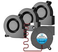WINSINN Ventilador de 50 mm 5 V 5015 con rodamiento de bolas dual de 50 x 15 mm, turbina turbo sin escobillas, alta velocidad, longitud de línea de 1 metro (paquete de 4 unidades)