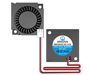 WINSINN Ventilador soplador de 30 mm 12 V 3010 con rodamiento de bolas dual de 30 x 10 mm, turbina turbina, alta velocidad (paquete de 2 unidades)