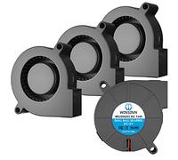 WINSINN Ventilador soplador de 50 mm 5 V 5015 doble rodamiento de bolas 50 x 15 mm, turbina turbo sin escobillas, alta velocidad (paquete de 4 unidades)