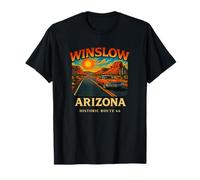 Winslow Arizona Historic Route 66 | Impresión en la parte delantera Camiseta