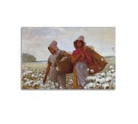 Winslow Homer Fine Artwork Poster The Cotton Pickers Wall Art Prints Photo Picture Paintings Room Decor Home Decorative 24 x 36 pulgadas (60 x 90 cm)