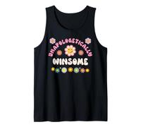 Winsome Retro Groovy Unapologetically Winsome Camiseta sin Mangas