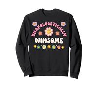 Winsome Retro Groovy Unapologetically Winsome Sudadera