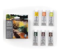 Winsor & Newton 190835 Set de Acuarelas Profesionales - Set de 6 tubos x 5ml, Colores Tierra