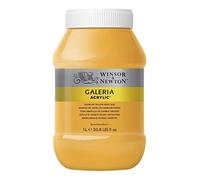 Winsor & Newton acrílico Galeria bote de 1L - tono amarillo de cadmio oscuro