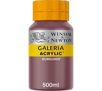 Winsor & Newton Acrílico Galería - Pintura acrílica 500 ml, Granate