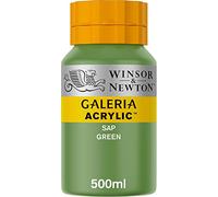 Winsor & Newton Acrílico Galería - Pintura acrílica 500 ml, Verde vejiga