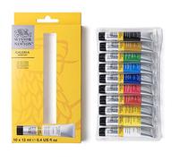Winsor & Newton acrílico Galeria - Set de iniciación a la pintura acrílica, 10 colores de 12 ml