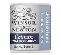 Winsor & Newton acuarela Cotman Metallics - medio godet color azul iridiscente , acuarela metálica, acuarela metálica