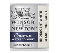 Winsor & Newton Acuarela Cotman Metallics - Medio Godet Color Blanco Iridiscente, Metálica