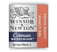 Winsor & Newton Acuarela Cotman Metallics - Medio Godet Color Cobre Rojo, Metálica