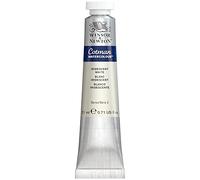 Winsor & Newton Acuarela Cotman Metallics - Tubo de 21ml Color Blanco Iridiscente, Acuarela Metálica