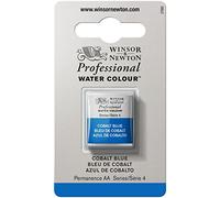 Winsor & Newton Acuarela Profesional - Pintura de Acuarela, Alta Luminosidad, Resistente a la Luz, Calidad de Archivo, 1/2 Godet, Color Azul Cobalto ROW