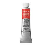 Winsor & Newton Acuarela Profesional - Pintura de Acuarela, Alta Luminosidad, Resistente a la Luz, Calidad de Archivo, Tubo de 5ML, Color Rojo Cadmio