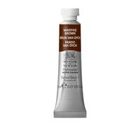 Winsor & Newton Acuarela Profesional - Pintura de Acuarela, Alta Luminosidad, Resistente a la Luz, Calidad de Archivo, Tubo de 5ML, Color Pardo Van Dyck