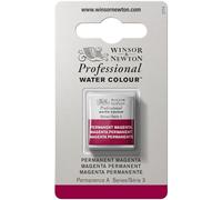 Winsor & Newton Acuarela Profesional - Pintura de Acuarela, Alta Luminosidad, Resistente a la Luz, Calidad de Archivo, 1/2 Godet, Color Magenta Permanente (Quinacridona)