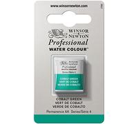 Winsor & Newton Acuarela Profesional - Pintura de Acuarela, Alta Luminosidad, Resistente a la Luz, Calidad de Archivo, 1/2 Godet, Color Verde Cobalto ROW