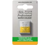 Winsor & Newton Acuarela Profesional - Pintura de Acuarela, Alta Luminosidad, Resistente a la Luz, Calidad de Archivo, 1/2 Godet, Color Amarillo Libre De Cadmio