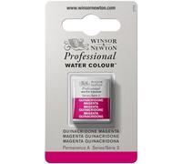 Winsor & Newton Acuarela Profesional - Pintura de Acuarela, Alta Luminosidad, Resistente a la Luz, Calidad de Archivo, 1/2 Godet, Color Magenta Quinacridona