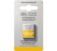 Winsor & Newton Acuarela Profesional - Pintura de Acuarela, Alta Luminosidad, Resistente a la Luz, Calidad de Archivo, 1/2 Godet, Color Oro Quinacridona