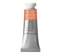 Winsor & Newton Acuarela Profesional - Pintura de Acuarela, Alta Luminosidad, Resistente a la Luz, Calidad de Archivo, Tubo de 14 ML, Color Naranja Winsor-M.Rojo
