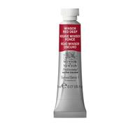 Winsor & Newton Acuarela Profesional - Pintura de Acuarela, Alta Luminosidad, Resistente a la Luz, Calidad de Archivo, Tubo de 5ML, Color Rojo Winsor Oscuro