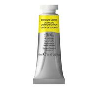 Winsor & Newton Acuarela Profesional - Pintura de Acuarela, Alta Luminosidad, Resistente a la Luz, Calidad de Archivo, Tubo de 14 ML, Color Amarillo De Cadmio Limón
